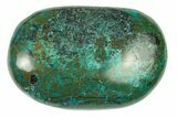 Polished Chrysocolla and Malachite Stone - Peru #250347-1